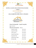 SEO  MARKETING TRÊN CÔNG CỤ TÌM KIẾM