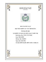 BÁO CÁO TIỂU LUẬN HỌC PHẦN KHỚP CẮN- NẮN CHỈNH RĂNG SAI KHỚP CẮN HẠNG III, PHÂN LOẠI VÀ ĐIỀU TRỊ