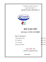 BÀI tập lớn môn học CUNG cấp điện  đề tài thiết kế cấp điện cho nhà xưởng sửa chữa cơ khí 
