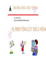 Toán 6 chương trình mới  Bài 5 Luỹ thừa với số mũ tự nhiên t1