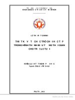 Thiết kế và tổ chức trò chơi học tập trong hình thành biểu tượng thời gian cho trẻ 5   6 tuổi 