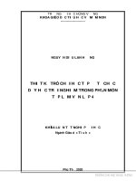 Thiết kế trò chơi học tập để tổ chức dạy học trải nghiệm trong phân môn tập làm văn lớp 4 