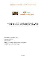 TIỂU LUẬN môn đàn TRANH tìm HIỂU về NHẠC cụ TRUYỀN THỐNG VIỆT NAM 