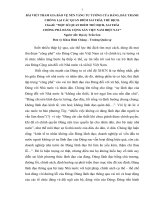 TIỂU LUẬN   NHÌN NHẬN và đấu TRANH với một số QUAN điểm THÙ ĐỊCH, SAI TRÁI NHẰM CHỐNG PHÁ ĐẢNG CỘNG sản VIỆT NAM HIỆN NAY