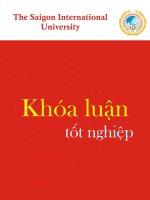 Khóa luận Nghiên cứu hành vi mua cà phê Highland của sinh viên tại địa bàn Thành phố Hồ Chí Minh