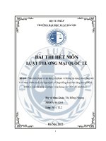 Phân tích phạm vi áp dụng và phạm vi không áp dụng của Công ước Viên năm 1980 của Liên Hợp Quốc về hợp đồng mua bán hàng hóa quốc tế (CISG). Lấy 01 án lệ về phạm vi áp dụng của CISG để minh họa.