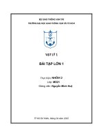 VẬT lý 1 bài tập lớn 1 nêu khái niệm vận tốc và khái niệm gia tốc 
