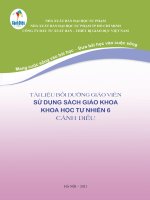 TÀI LIỆU BỒI DƯỠNG GIÁO VIÊN SỬ DỤNG SÁCH GIÁO KHOA KHOA HỌC TỰ NHIÊN CÁNH DIỀU