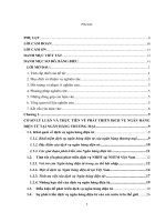 Luan van  một số giải pháp phát triển dịch vụ ngân hàng điện tử áp dụng tại PVcomBank