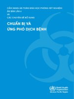 CẨM NANG AN TOÀN SINH HỌC PHÒNG XÉT NGHIỆM