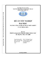 PHÂN LOẠI sản PHẨM THEO màu sắc sử DỤNG PLC s7 1200 