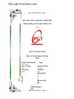 BÁO CÁO THỰC HÀNH Môn Các kĩ thuật giám sát an toàn mạng
