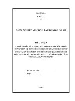 TIỂU LUẬN TRUNG cấp CHÍNH TRỊ  phân tích vị trí, vai trò của tổ chức cơ sở đảng liên hệ thực hiện nhiệm vụ của tổ chức cơ sở đảng tại ủy ban nhân dân phường 10 quận 5