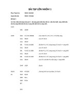 BÀI tập lớn vi xử lí