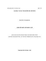 CHUYÊN đề cơn HEN cấp báo cáo CHUYÊN đề học PHẦN cập NHẬT KIẾN THỨC CHUYÊN NGÀNH bổ TRỢ   kỳ THI tốt NGHIỆP dược sĩ đại học 2021 