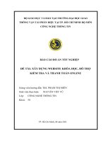 BÁO cáo đồ án tốt NGHIỆP đề tài xây DỰNG WEBSITE KHÓA học, hỗ TRỢ KIỂM TRA và THANH TOÁN ONLINE 