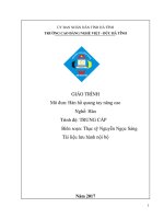 Giáo trình Hàn hồ quang tay nâng cao (Nghề Hàn  Trung cấp)