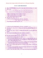 Tài liệu vào lớp 10 môn toán nâng cao