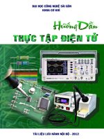 Hướng dẫn thực tập điện tử   trường đh công nghệ sài gòn 