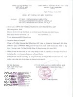 CÔNG TY CỞ PHẦN KHỐNG SẢN MIỀN ĐƠNG AHP ĐẠI HỘI ĐỒNG CỔ ĐÔNG THƯỜNG NIÊN NĂM 2022