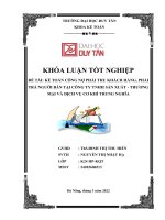 KẾ TOÁN CÔNG nợ PHẢI THU KHÁCH HÀNG, PHẢI TRẢ NGƯỜI bán tại CÔNG TY TNHH sản XUẤT   THƯƠNG mại và DỊCH vụ cơ KHÍ TRUNG NGHĨA 