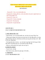 Giáo án dạy thêm ngữ văn 9 theo chuyên đề, chất lượng, 