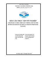 THỰC HIỆN QUY TRÌNH NHẬN đặt BUỒNG CHO KHÁCH tại KHÁCH sạn GREEN APPLE HOTEL 