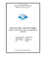 (Chuẩn bị và thực hiện quy trình vệ sinh buồng khách sạn hùng anh) 