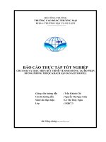 CHUẨN bị và THỰC HIỆN QUY TRÌNH vệ SINH BUỒNG tại bộ PHẬN BUỒNG PHÒNG THUỘC KHÁCH sạn DANACITI HOTEL 