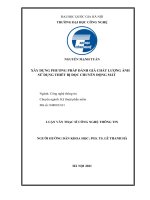 Xây dựng phương pháp đánh giá chất lượng ảnh sử dụng thiết bị đọc chuyển động mắt 