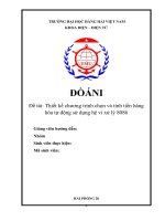 ĐỒ án i đề tài thiết kế chương trình chọn và tính tiền hàng hóa tự động sử dụng hệ vi xử lý 8086 