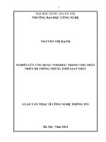 (LUẬN văn THẠC sĩ) nghiên cứu ứng dụng NModel” trong việc phát triển hệ thống nhúng thời gian thực   