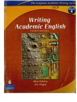 Writing academic english  (4th ed ) 
