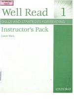 Well read 1   instructors pack skills and strategies for reading 