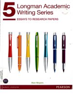 Longman academic writing series  level 5, essays to research papers 
