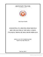 Ảnh hưởng của phương pháp shuffle đối với giải thuật tiến hóa vi phân ứng dụng trong dự báo chuỗi thời gian 