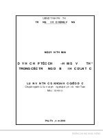 Dạy học hợp tác chủ đề “hàm số và đồ thị” trong các trường dự bị đại học dân tộc 