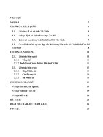 đề tài Kiến trúc Tòa thánh Cao Đài Tây Ninh Đặc điểm và nghệ thuật