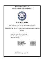 BÀI tập lớn học PHẦN QUẢN lý dự án CÔNG NGHỆ THÔNG TIN tên bài tập lớn QUẢN lý dự án xây DỰNG WEBSITE bán GAME bản QUYỀN 