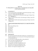 Thành phần hồ sơ và trình tự thủ tục xin cấp giấy phép an toàn thực phẩm do bộ công thương cấp phép