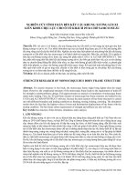 Nghiên cứu tính toán bền kết cấu khung xương sát xi liền khối chịu lực cho ô tô khách 29 34 chỗ samco isuzu