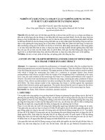 Nghiên cứu khả năng va chạm và lật nghiêng khung xương ô tô buýt liền khối dưới tải trọng động