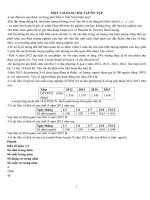 Một số dạng bài tập THỐNG kê CHO KHOA học xã hội