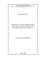 (LUẬN văn THẠC sĩ) quan điểm của c  mác, PH  ăngghen, v i  lênin về dân chủ và vận dụng quan điểm đó vào thực hiện dân chủ ở nước ta hiện nay 