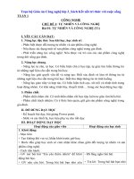 Trọn bộ Giáo án Công nghệ lớp 3_Sách Kết nối tri thức với cuộc sống