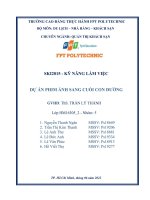 KỸ NĂNG LÀM VIỆC DỰ ÁN PHIM ÁNH SANG CUỐI CON ĐƯỜNG