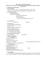 Đề cương môn tiếp nhận văn học và phương pháp TNVH