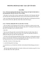 Đề cương PHƯƠNG PHÁP TẠO LẬP VĂN BẢN