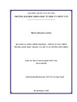 (LUẬN văn THẠC sĩ) quan hệ an ninh, chính trị nhật   trung từ sau chiến tranh lạnh   thực trạng, vấn đề và xu hướng tiến triển   
