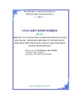 SKKN THIẾT KẾ VÀ VẬN DỤNG CÔNG CỤ KIỂM TRA ĐÁNH GIÁ VÀO DẠY HỌC CHỦ ĐỀ - THÀNH PHẦN HÓA HỌC CỦA TẾ BÀO- SINH 10 NHẰM PHÁT TRIỂN PHẨM CHẤT, NĂNG LỰC HỌC SINH TRONG CHƯƠNG TRÌNH GDPT 2018